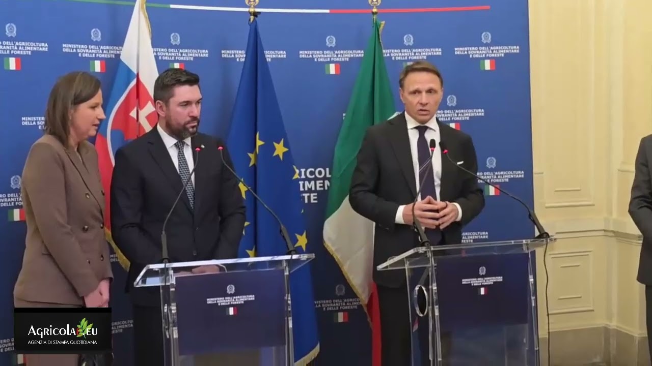 Min. Lollobrigida (Masaf) | Incontro bilaterale con Ministro dell’Agricoltura Rep. Slovacca R. Takáč