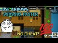 Use arrow 999999x fasterheroes and rats