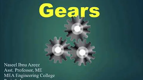 Classification of Gears: A brief lecture about different types of gears