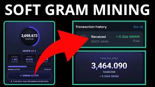 New Soft Gram Telegram Mining Bot | 0.346 GRAM Withdrawal Successfully Received | Review 2026 screenshot 3