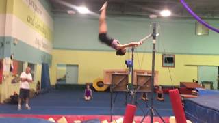 Double Layout Dismount On Bars | Training