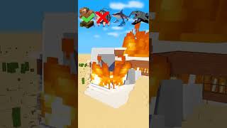 Minecraft scary moment bombing?!? 😱😱🔥 #clips #minecraft #animation #memes #brainrot