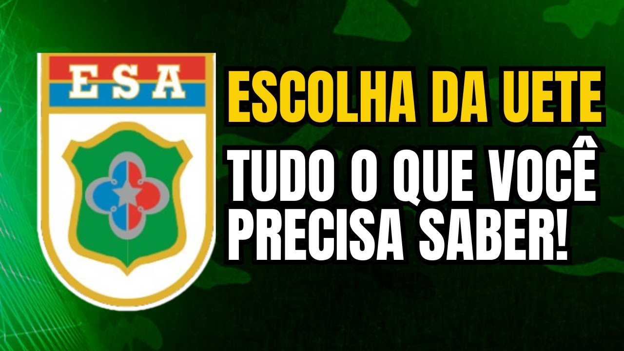 CUIDADO ao escolher sua UETE (período básico da ESA)