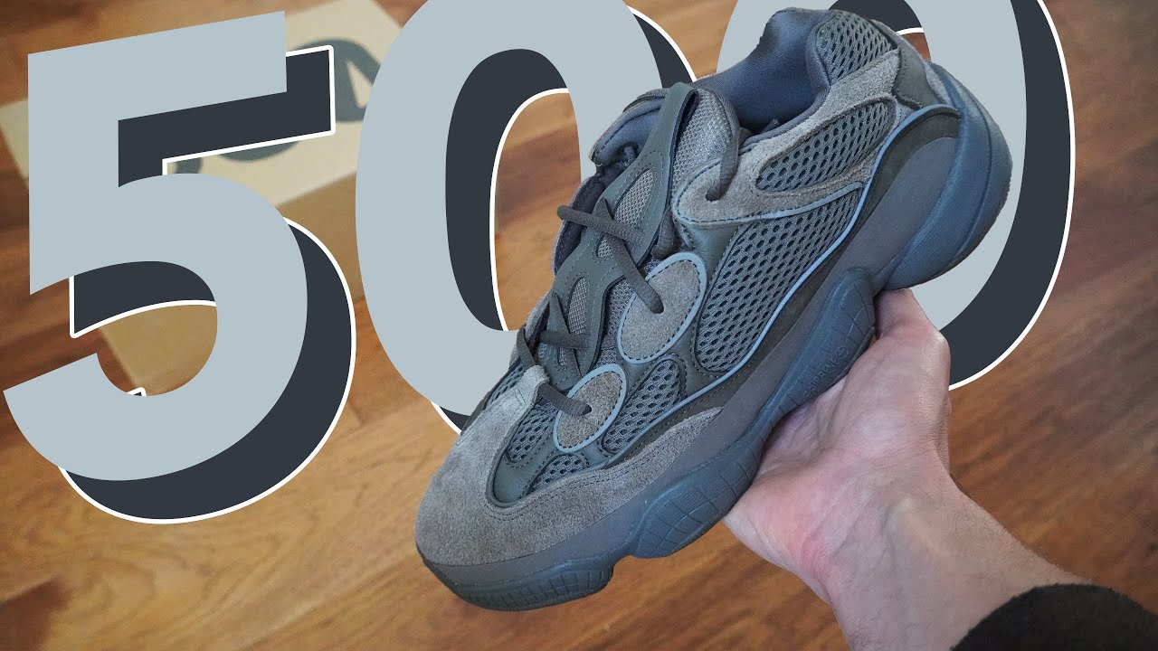ANOTHER BROWN YEEZY?! Yeezy 500 Clay Brown Review YouTube