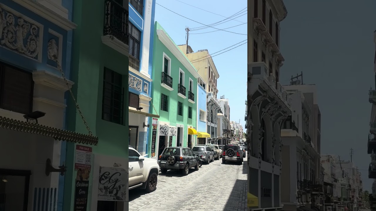 Walking from cruise port to old San Juan