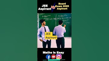 JEE Aspirant vs Class 12 Board Student 🔥 Differentiation Short Trick | Class 12 Maths #shorts #fun