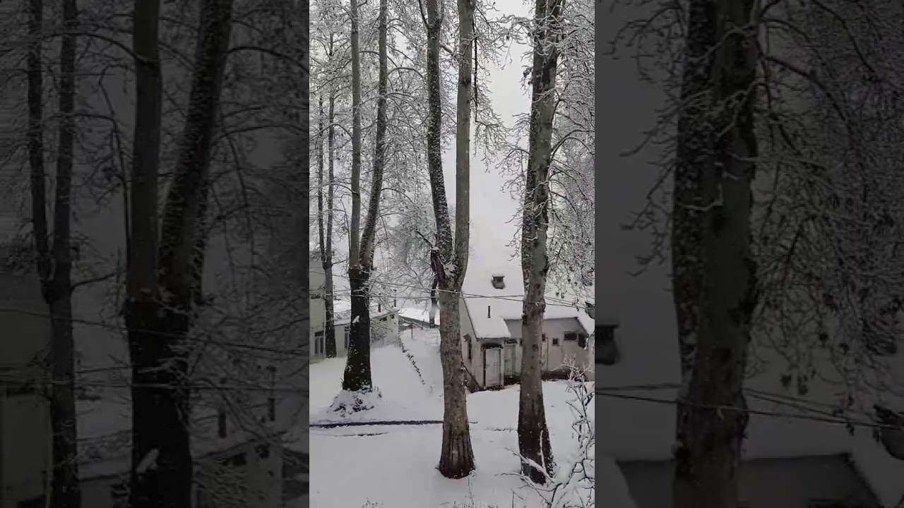 beauty af mainam swat new video snowfall 2020 ,PTDC MOTEL maindam swat