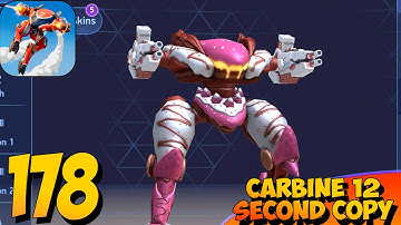 Mech Arena - Gameplay Walkthrough Part 178 - PANTHER CARBINE 12 Second Copy🔥OMG!(iOS,Android)