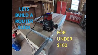 BUILDING A SUB $100 ROUTER SLED FROM CHEAP AMAZON GUIDE RAILS!