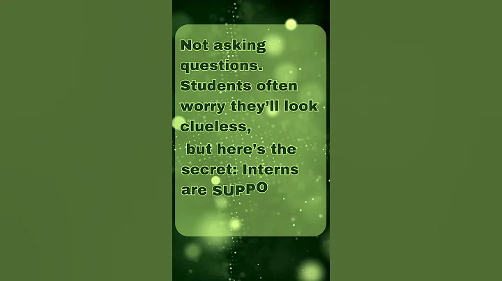 🚫 Are you making these common internship mistakes?