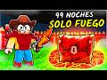 ¡SOBREVIVÍMOS usando SOLO FUEGO! ???????????? SILVIOGAMER en 99 NOCHES en el BOSQUE