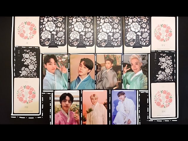 BTS DALMAJUNG MINI PHOTOCARD UNBOXING 🍵 | Part 1 - YouTube