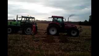 WETTZIEHEN Deutz DX 140 vs. Case CS 150