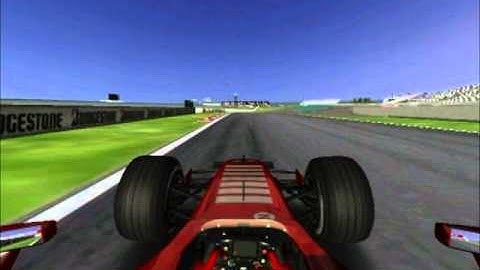 rFactor CTDP F1 2006 - MagnyCours onboard Ferrari 248