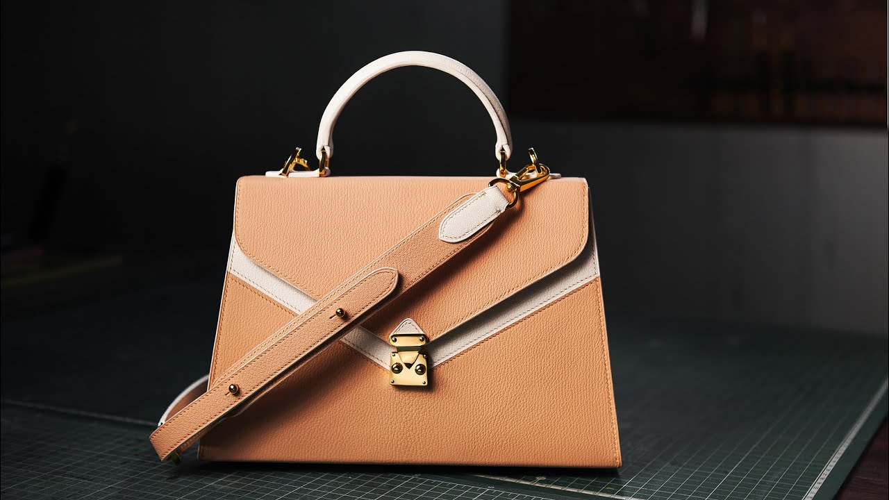 Making a Handmade Luxury Bag from Goatskin StepbyStep YouTube