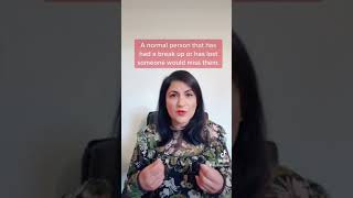 Does the narcissist miss you