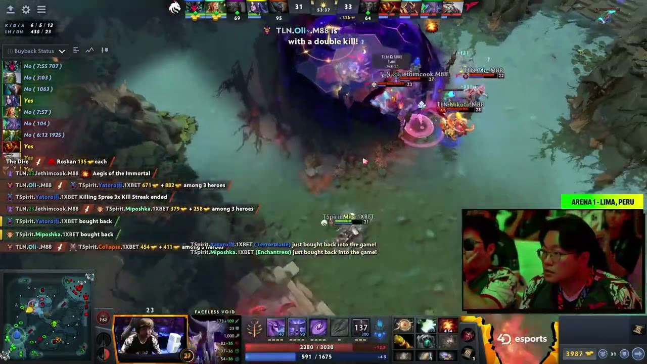 aeon disk wins the game for Talon | Team Spirit vs Talon | Lima Major 2023