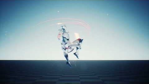 Slide and jump attack animation UE4 render