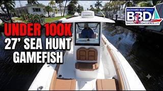 Restored Sea Hunt 27' Game Fish for Under 100k ! Backyard Boat Deal Find ! (MiamiOutboards)