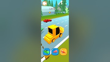 Shape Transform & Shifting 160 level Android iOS game 🎯🎮 #runner #car #cargame #game #shape #car