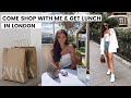Come Shop with me to Zara - Get Lunch in London Vlog + Visit the Country (Shopping Vlog)