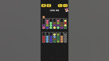 Ball Sort - Color Puzzle Game - Level 625 - Walkthrough SOLVED by RobotPlayer AI!!!