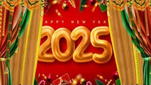 happy New Year Presentation in MS Powerpoint | How To Make Happy New Year Powerpoint Animation