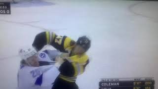 Krug vs Coleman - Shortest Fight of NHL 2020 by Scott Isbell 2,192 views 3 years ago 19 seconds