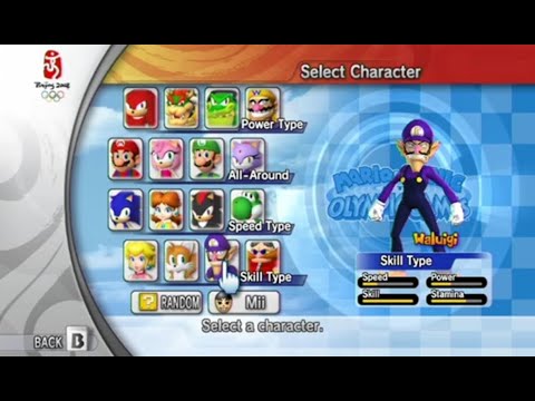 Mario Sonic At The Olympic Games 2008 All Waluigi Missions