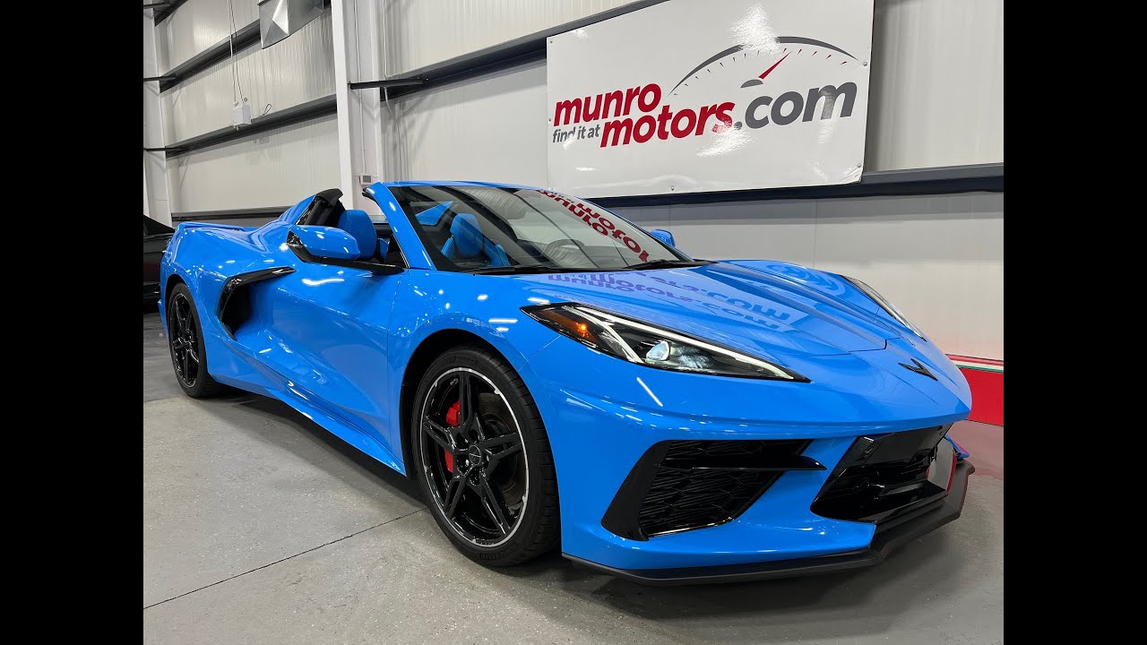 2021 Vette SOLDSOLDSOLD C8 Convert 3LT Z51 Front Lift Rapid Blue