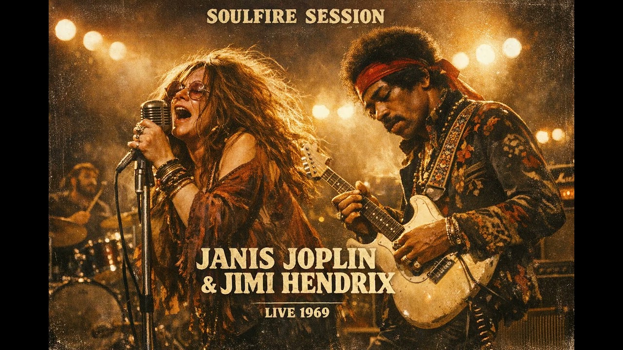 Regardez Janis Joplin & Jimi Hendrix 🔥 Electric Soulstorm (1968 Lost Session) Psychedelic – Inspired Tribute sur YouTube Regardez Janis Joplin & Jimi Hendrix 🔥 Electric Soulstorm (1968 Lost Session) Psychedelic – Inspired Tribute sur YouTube