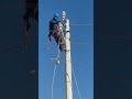 10kV Power Line Repair POV 🤖