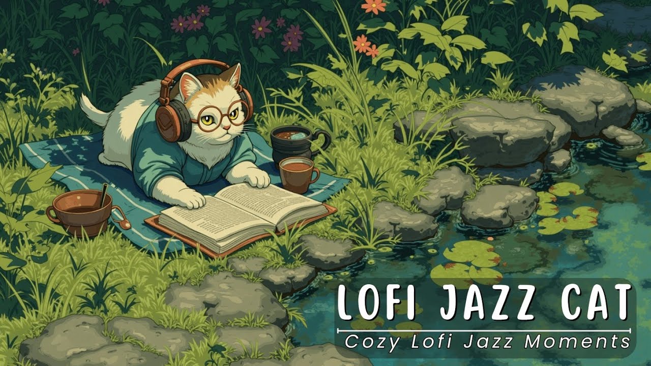 Lofi Jazz Cat 🐱 Chill Study Music & Jazz Lofi Beats for Focus ...