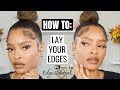 HOW TO: LAY YOUR EDGES IN 5 MINS *NO FLAT IRON NEEDED* Ft EdgeControl ™