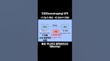 도청 공격, 위험한 모두 #쇼츠 #Shorts #강의 #루니프 #lootnip #개발자 #정보보안 #암호학 #키교환 #키전송 #도청공격