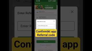 Confirm tkt app ka Referral code kya hai | confirm tkt referral code
