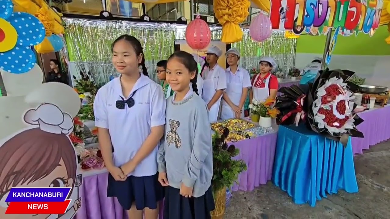 บิ๊กเปี๊ยกนายกเมืองกาญจน์เปิดโครงการนิทรรศการแสดงผลงานทางวิชาการ