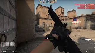 CS:GO - My friend playing in a FFA DM server for the first time, getting the full experience