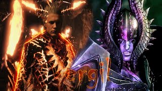 DMC5 - Hellfire Vergil vs Cavaliere Angelo [Mod Hell]