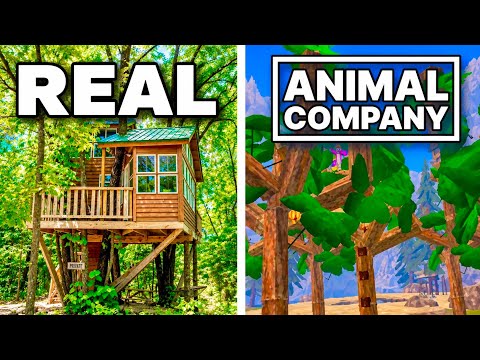 I BUILT A TREEHOUSE In Animal Company…