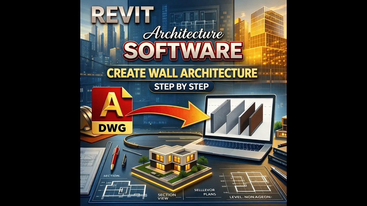 How to Create Walls Using Architecture Tools in Autodesk Revit Lecture ...
