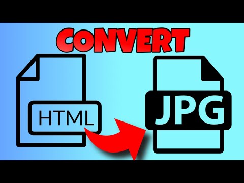 how to convert html to jpg