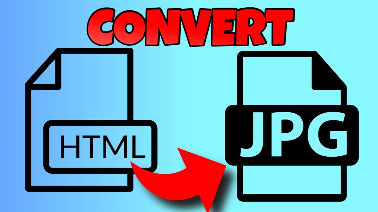 how to convert html to jpg