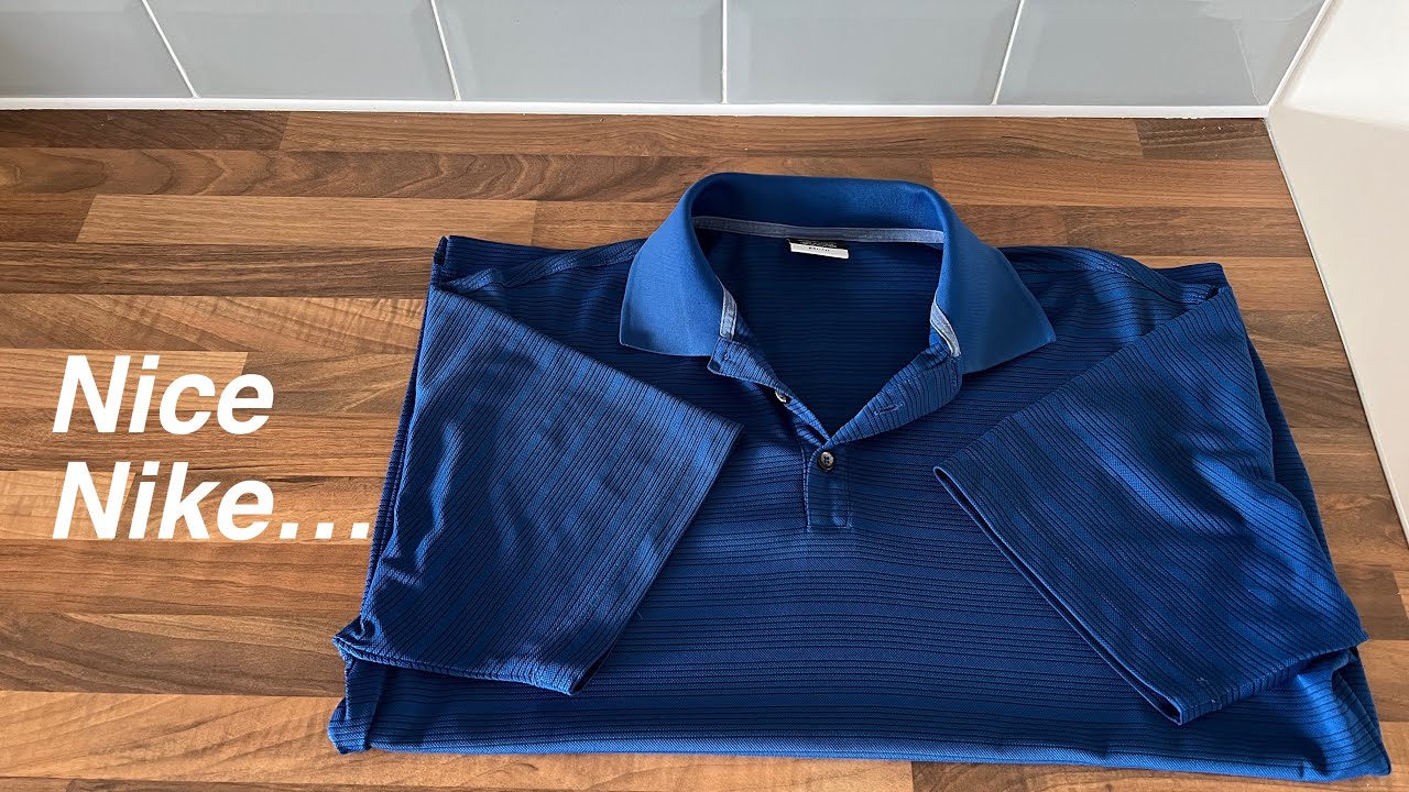 Nike Dri Fit Golf Polo Shirt - Medium - VGC - Click on link in description.