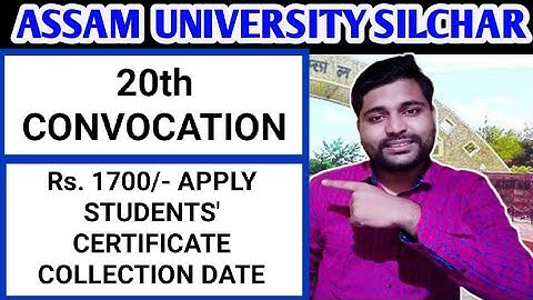 How to collect your original certificate offline | Convocation offline apply | Assam University