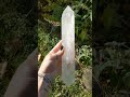 Large clear quartz wand  polished double terminated crystalhealer crystalwitch clearquartz