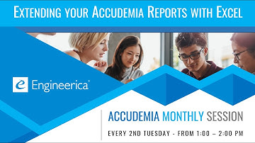 November 2025 Accudemia Tech Talk - Extending Your Accudemia Reports with Excel