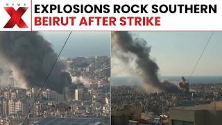 Explosions rock Beirut as Israel retaliates against Hezbollah missile strikes!