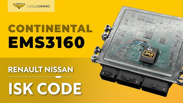 How to read ECU values required to get ISK code in Continental EMS3160 ECU