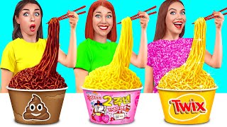 Rich Vs Broke Vs Very Rich Food Challenge  Cool Kitchen Tricks Jelly Do Challenge